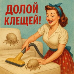 удаление пылевых клещей