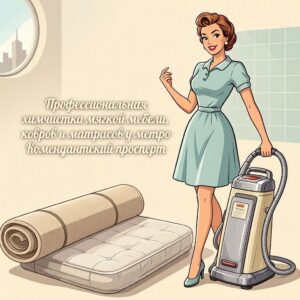 Профессиональная химчистка диванов, матрасов, ковров у метро Комендантский проспект