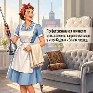 Профессиональная химчистка мягкой мебели, ковров и матрасов у метро Садовая и Сенная площадь