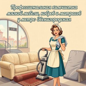 Профессиональная химчистка мягкой мебели, ковров и матрасов у метро Звенигородская