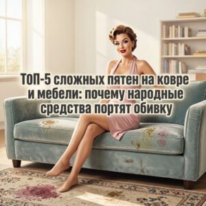 ТОП-5 сложных пятен на ковре и мебели: почему народные средства портят обивку | Центр Чистоты