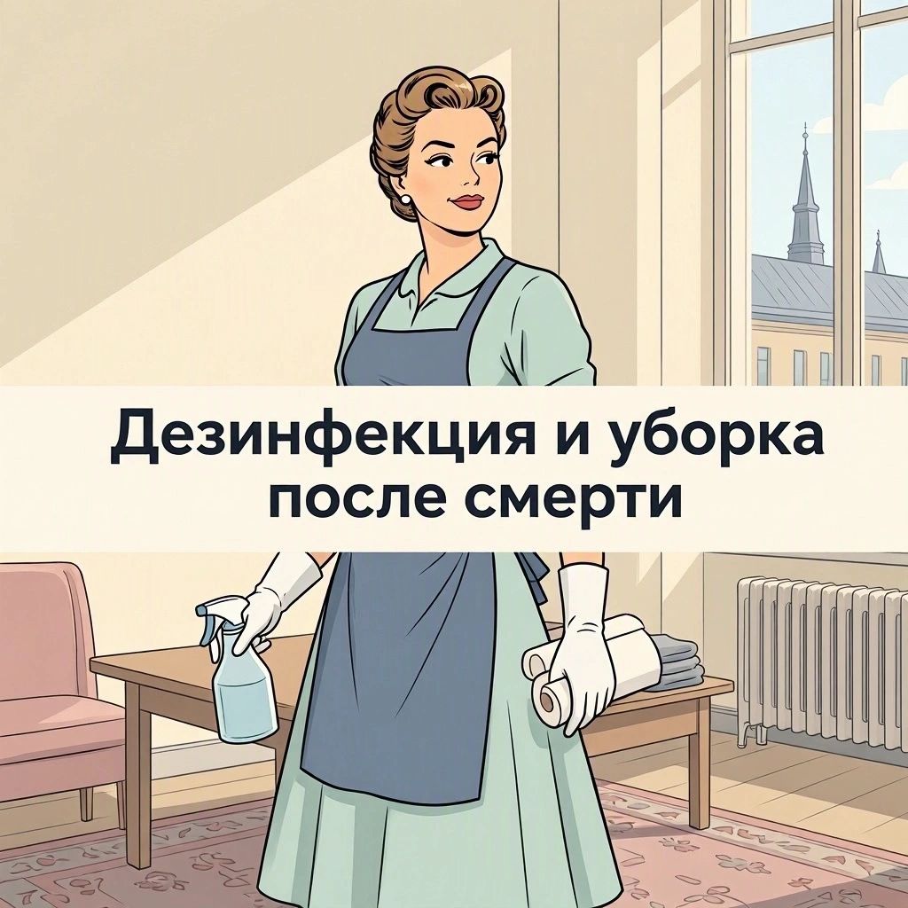 Дезинфекция и уборка после смерти
