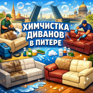 химчистка диванов в спб